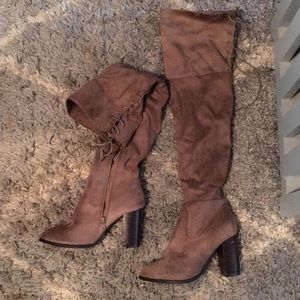 Size 6 Suede Knee High Boots